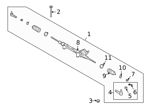 Steering Gear & Linkage for 2017 Lexus GX460 #0