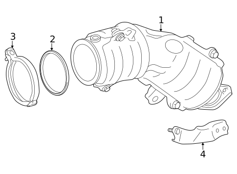 Catalytic Converter for 2024 Toyota Land Cruiser #0