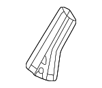 66551S84A00ZZ - Body: Package Tray Gusset for Honda: Accord Image