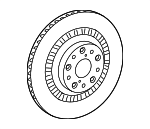 4243150120 - Brakes: Rotor for Toyota: Mirai Image