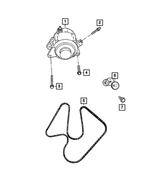 6505488AA - Electrical: Hex Head Screw And Washer for Mopar Image