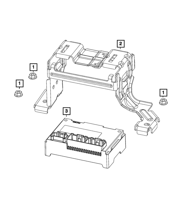 68611941AA - Electrical: Transfer Case Control Module for Mopar Image image