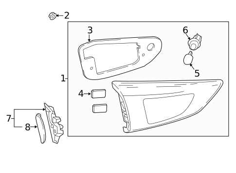 Backup Lamps for 2021 Mazda CX-3 #0