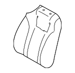 64150AN05ASP - Body: Seat Back Cover for Subaru: Outback Image