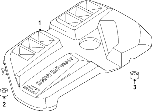 Engine Appearance Cover for 2024 BMW M2 #1