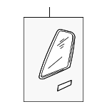 73405SEPC00 - Body: Fixed Glass for Acura: TL Image