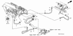 19507P2J000 - Engine: HOSE, ELECTRONIC AIR CONTROL VALVE OUTLET for Honda Image