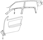 FOOY5402344AHA - Body: Cowl Trim for Lincoln: Continental Image