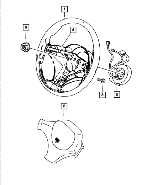 Steering Wheel for 2001 Dodge Viper #0