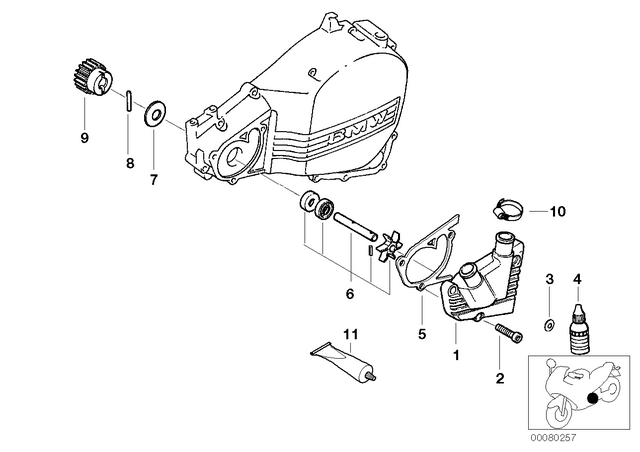 11517652922 - : Hose Clamp for BMW-Motorrad Image
