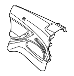 51437291826 - Body: 2012-2018 BMW - Quarter Trim Panel for BMW: 640i, 640i xDrive, 650i, 650i xDrive Image