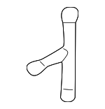 9151315 - Body: Washer Hose Connector for Volvo: 240, 244, 245, S60, S80, V70, XC70 Image