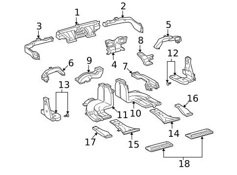 Ducts for 2009 Lexus LS460 #0