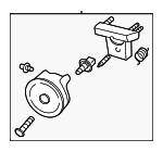 25735538 - Electrical: Fog Lamp Assembly for Pontiac: Aztek, Bonneville, Montana, Trans Sport Image