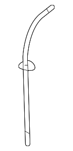 99610711303 - Engine: Guide Tube for Porsche: Boxster Image