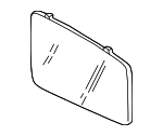 CRD100640 - : 1999-2004 Land Rover Discovery - Mirror Glass for Land Rover: Discovery Image
