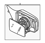 CRB501380PMA - : 1999-2004 Land Rover Discovery - Mirror Assembly for Land Rover: Discovery Image
