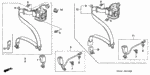 90142S04004 - Interior/Bumper: BOLT-WASHER (7/16"X28) for Honda Image
