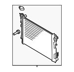 253103W000 - Cooling System: Radiator Assembly for Kia: Sportage Image