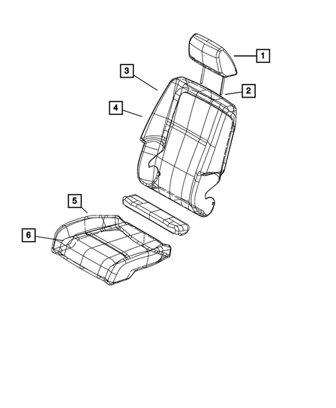 Front Seats - First Row for 2012 Dodge Journey #2