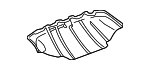 4B3803979AD - Body: Floor Pan Heat Shield for Audi Image