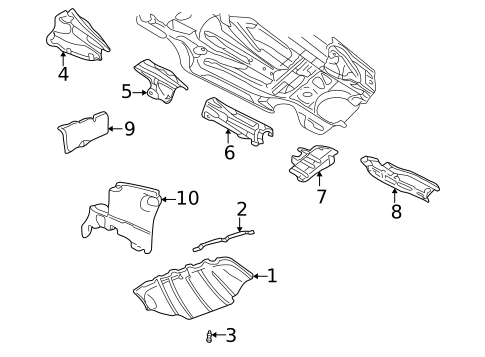 Floor for 2000 Audi A6 #0