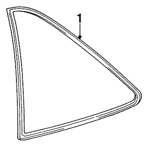 Glass & Hardware for 1995 Toyota Paseo #0