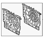 17428655762 - Cooling System: Fan Assembly for BMW: X5, X6, X7 Image