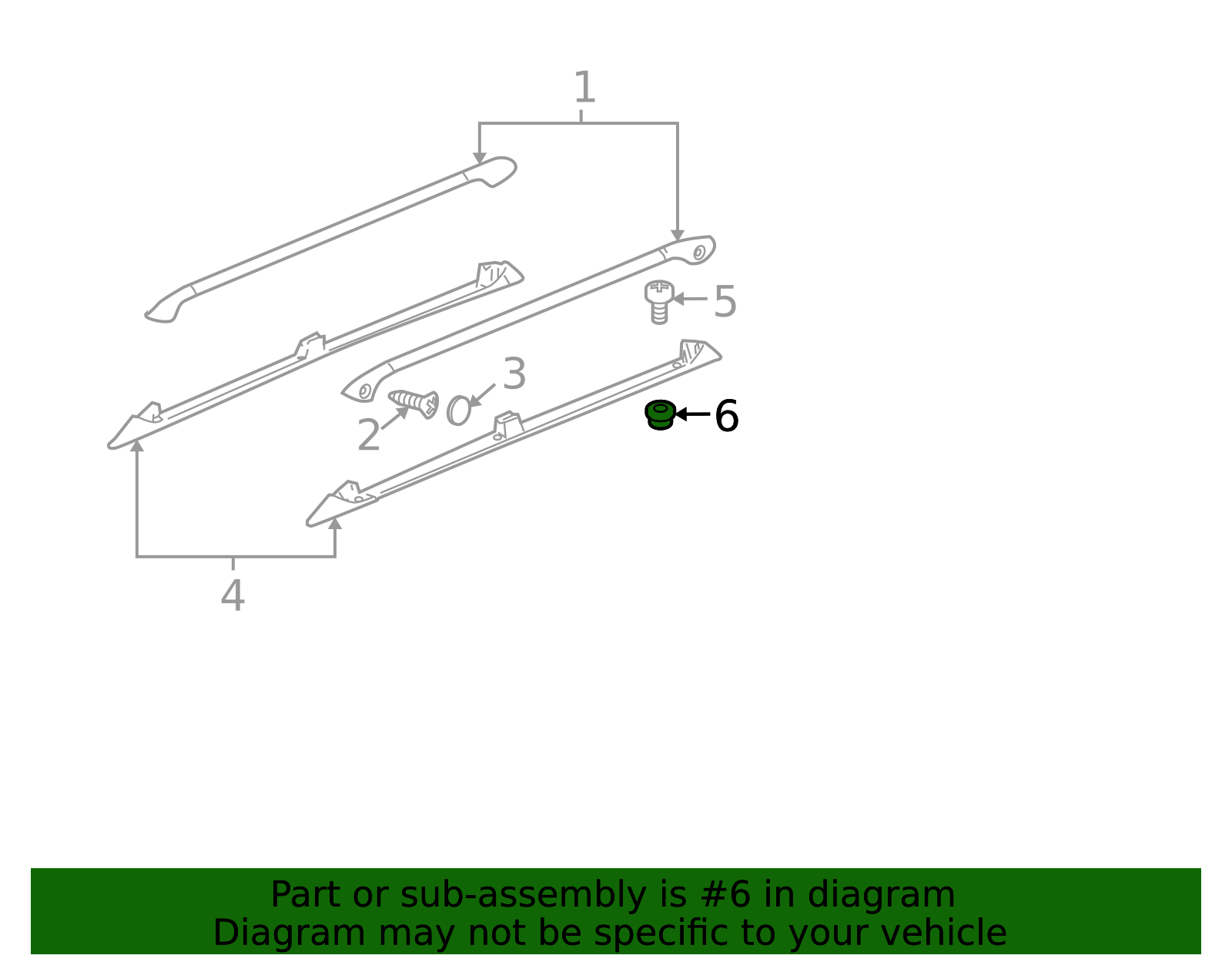11518684 - M6x1x16 Multi-Purpose Nut | GMPartsNow