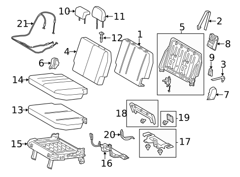 Third Row Seats for 2019 Toyota Sienna #0