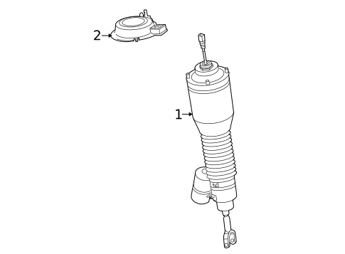 Shocks & Components for 2006 Volkswagen Phaeton #0