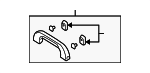 BBN968315 - Body: Interior Grab Bar for Mazda Image