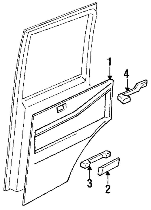 L752CB5 - Body: Door Trim Panel for Mopar Image
