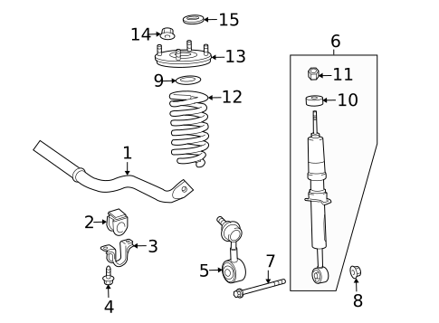 Struts & Components for 2021 Toyota Sequoia #0