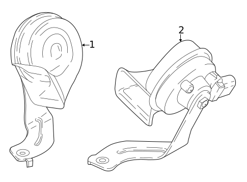 Horn for 2024 BMW X6 #0