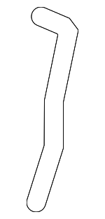 7T4Z7826596A - Body: Lock Rod for Ford: Edge | Lincoln: MKX Image