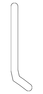 7T4Z7826461A - Body: Remote Rod for Ford: Edge | Lincoln: MKX Image