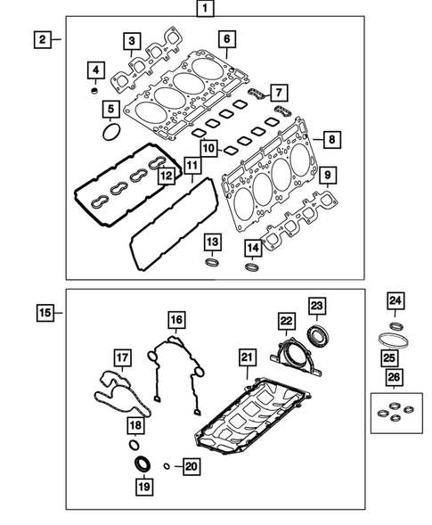 Engine Identification, Service Engines & Engine Service Kits for 2026 Ram 3500 #0