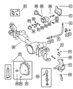 4506117 - Front Suspension &amp; Drive: Vacuum Disconnect Shield for Dodge: Ram 2500, Ram 3500 Image