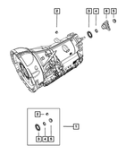 68145442AA - 8HP45; 8-Speed; Automatic Transmission: Output Shaft Seal for Mopar Image image