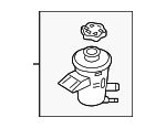 PSR10 - Steering: Motorcraftâ„¢ Power Steering Reservoir for Ford Image