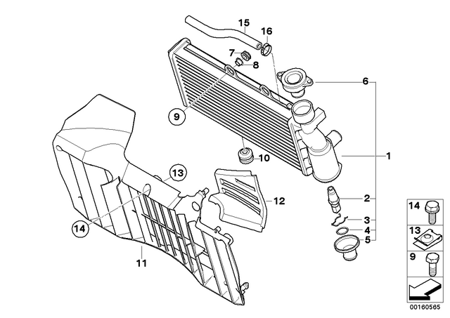 17117696730 - : Cover For Radiator Cap for BMW-Motorrad Image