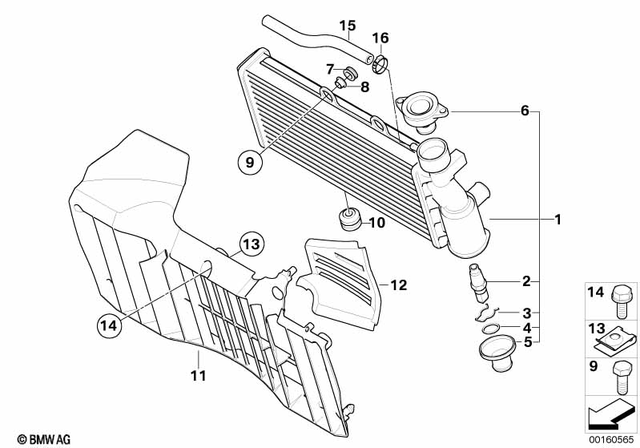 17117696705 - : Grille for BMW-Motorrad Image