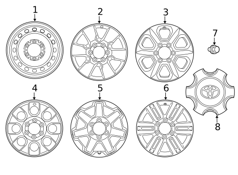 Wheels for 2024 Toyota 4Runner #0