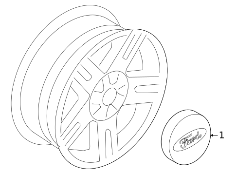 Wheel Covers & Trim for 2012 Ford Escape #0