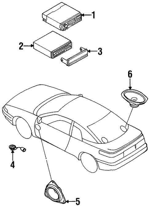 スーパーサウンド　SUBARU 88281FE340 Genuine Subaru Integrated Unit Module