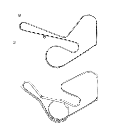 Drive Belts for 2020 Jeep Wrangler #0