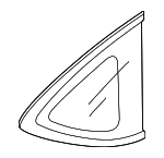 73562T0AA01 - : Quarter Glass for Honda: CR-V Image