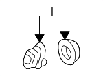 STCR3 - Steering: Motorcraftâ„¢ Thrust Ring for Ford Image