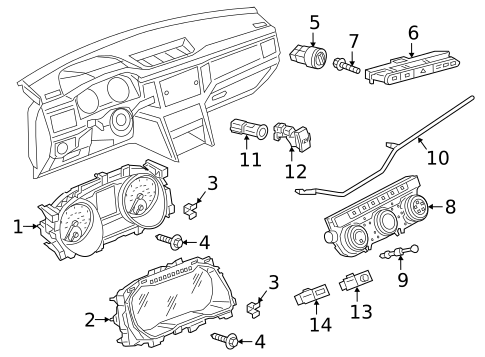 Switches for 2023 Volkswagen Atlas #2